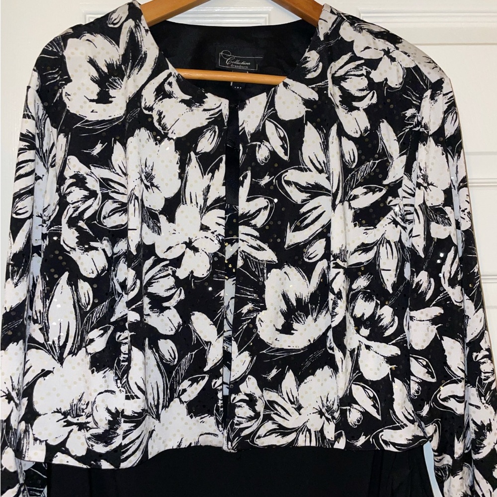 Plus size formal dress (dress&matching jacket) wedding/mother of the bride/party